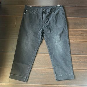 NWT Gap Black Girlfriend Jeans, size 34/18